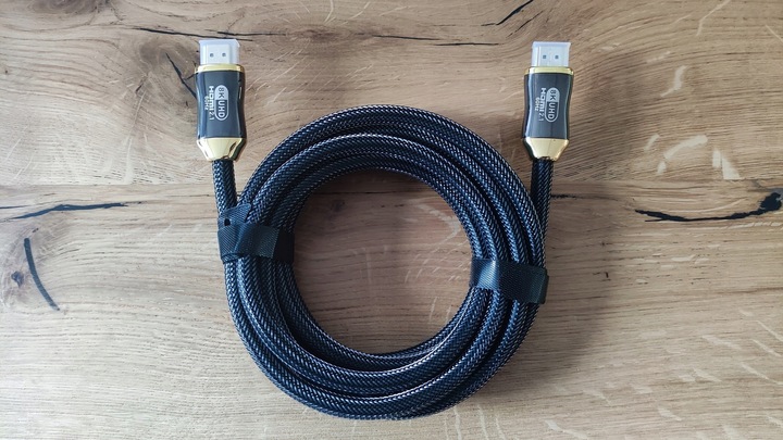 Kabel HDMI -HDMI v2.1 przewód 2M 3D - 4K 8k FULLHD Przewód HDMI do TV MOCNY