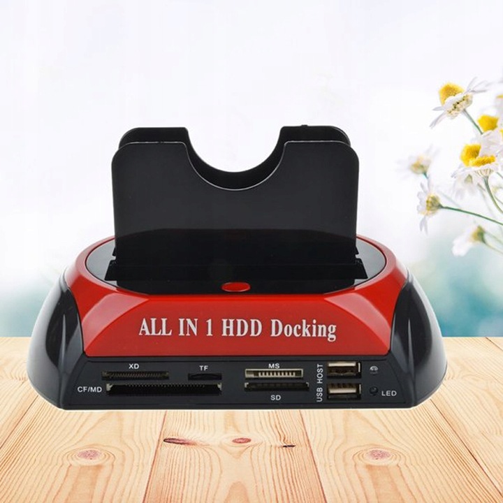 STACJA DOKUJĄCA DO DYSKÓW SATA 2.5' 3.5' IDE HDD SSD USB 3.0 KOPIA ZAPASOWA