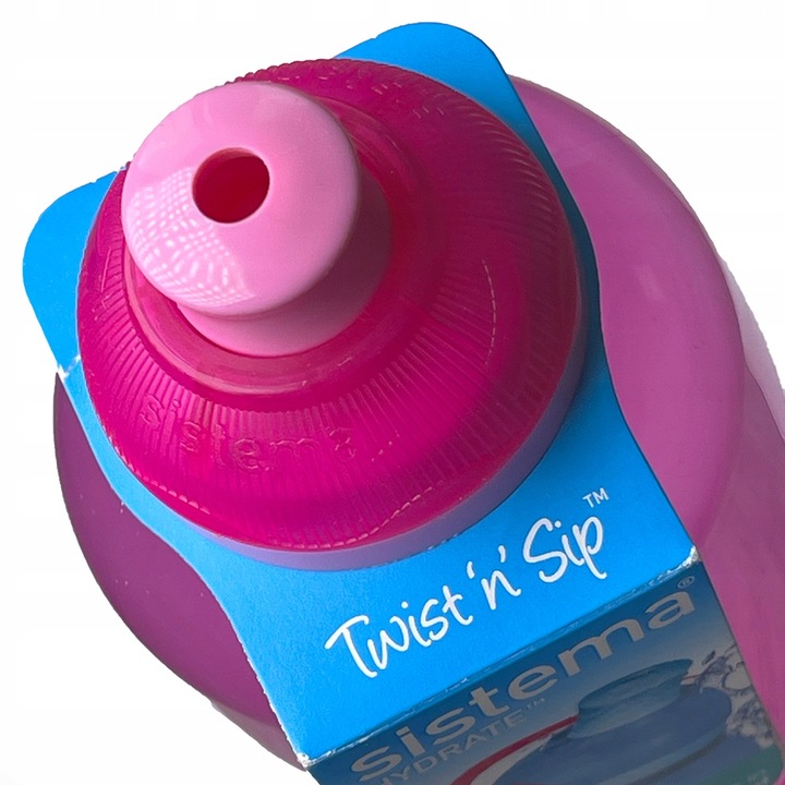 BIDON NA WODĘ BUTELKA SISTEMA HELIX 600ml DO SZKOŁY PRZEDSZKOLA NA ROWER