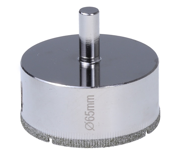 DREL OTWORNICA OTWORNICE DIAMENTOWA KORONKA DO SZKŁA PŁYTEK GRESU 65mm