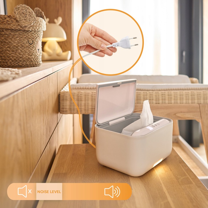 Podgrzewacz do chusteczek nawilżanych 3 poziomy pracy Lionelo BabyBliss