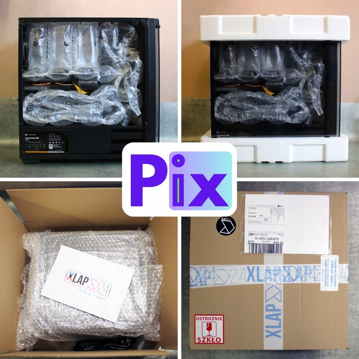 Pix ProTask Komputer Ryzen 5 32GB DDR4 1000GB NVMe Windows 11 Mocny Wydajny