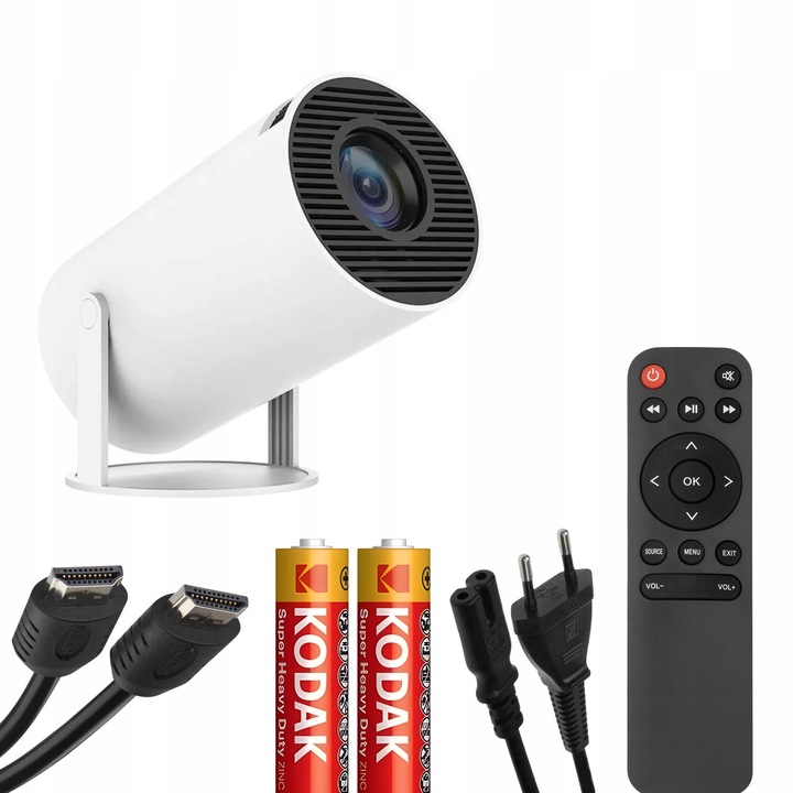 Projektor LED HY300PRO MAGCUBIC rzutnik android Wifi 4K prezent biały