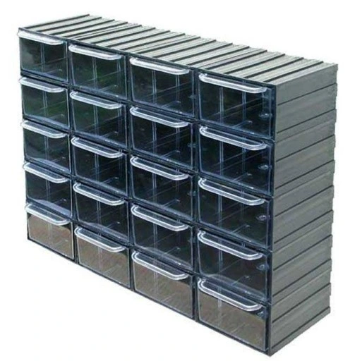 Magazynek szufladkowy modułowy, 20 szufladek Konger PP2020