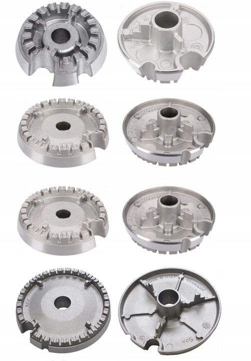 Palniki kuchenki płyty Amica nakrywki kołpaki komplet typ Defendi