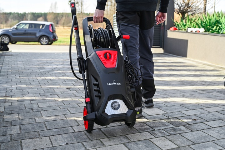 MYJKA CIŚNIENIOWA LEHMANN ZE ZWIJACZEM MOC 290 Bar BOGATY ZESTAW