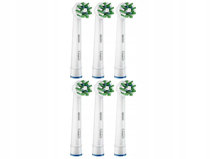 Końcówki do Szczoteczki Elektrycznej Oral-B Pro CrossAction 6pak Oryginalne