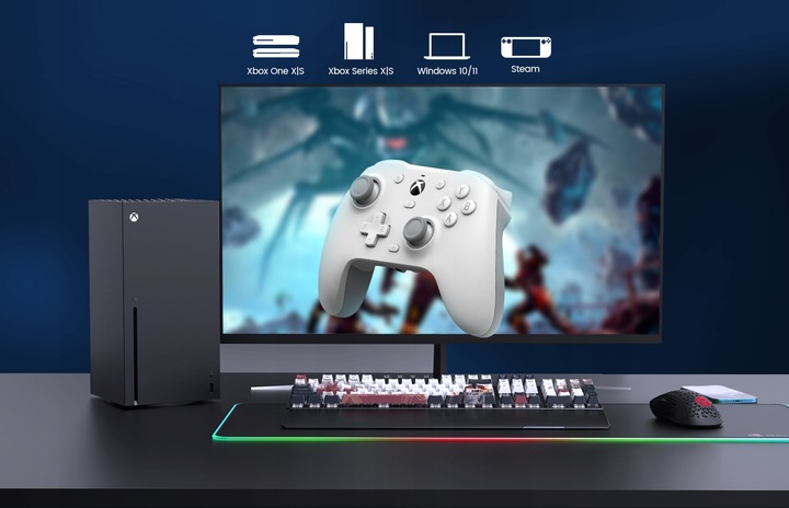 Kontroler Pad przewodowy GameSir G7 HE Biały GamePad do Xbox Windows USB-C