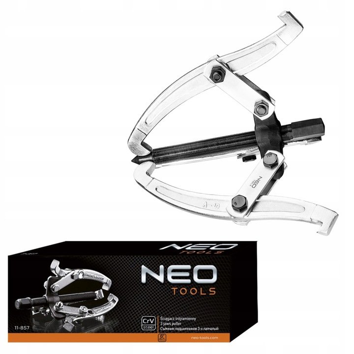 NEO ŚCIĄGACZ ŁOŻYSK TRÓJRAMIENNY 150MM ZE STALI CHROMOWO-WANADOWEJ