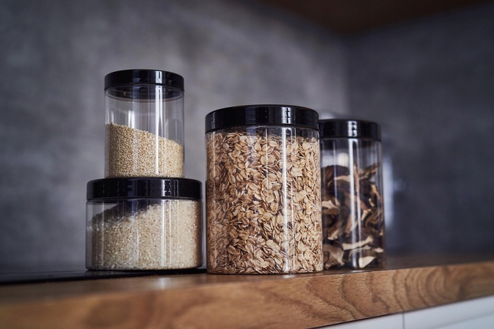 Pojemnik słoik plastikowy 1,5L makaron 1500ml x 6