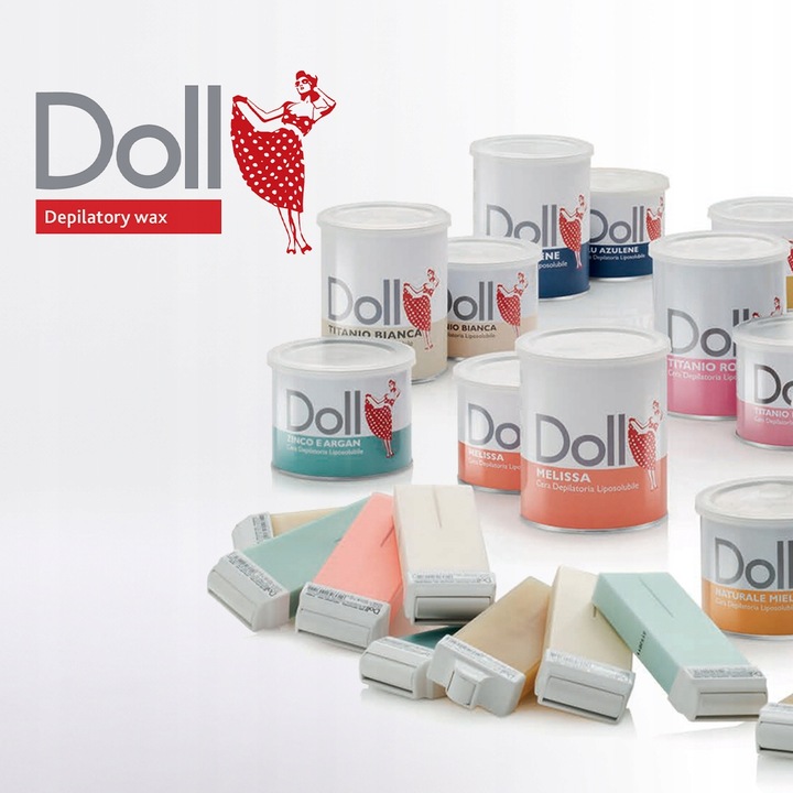 DOLL Xanitalia Depilacja wosk do depilacji w rolce 5+1 MELISSA 100ml