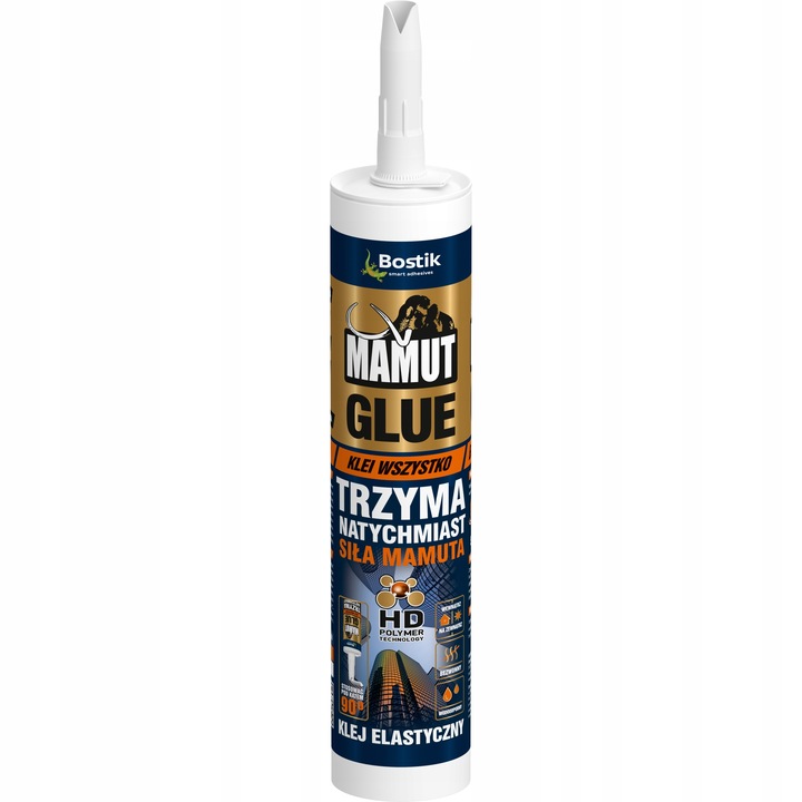 MAMUT GLUE KLEJ UNIWERSALNY MONTAŻOWY BIAŁY 290 ml BOSTIK