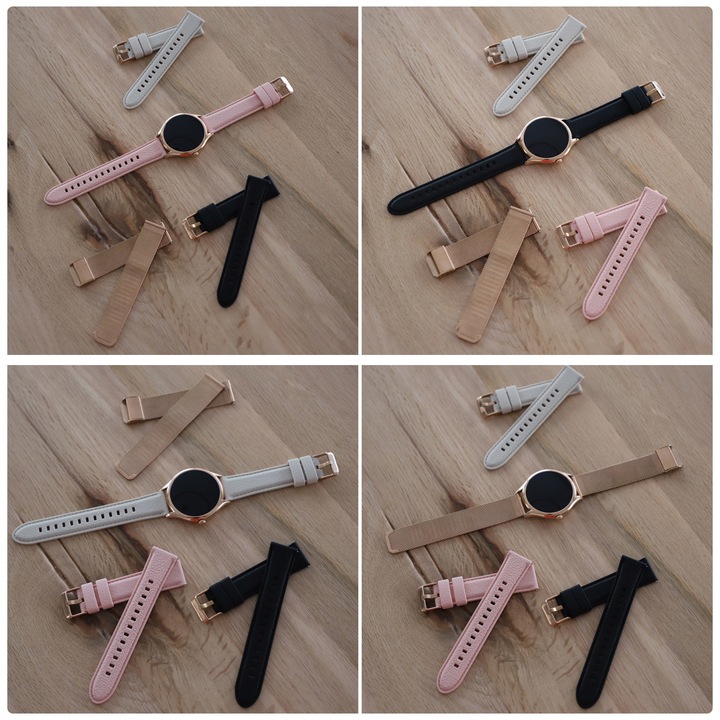 SMARTWATCH DAMSKI ZEGAREK PL MENU POWIADOMIENIA ROZMOWY SMART WATCH 4 PASKI