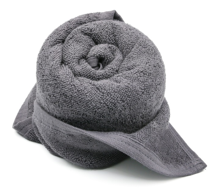 RĘCZNIK KĄPIELOWY DUŻY RĘCZNIK HOTELOWY BAWEŁNIANY GRUBY 906 SZARY