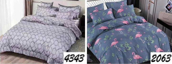 POŚCIEL KOMPLET SYPIALNIA 160x200 BAWEŁNA SATYNOWA 2X POSZEWSKI 70x80 WZORY