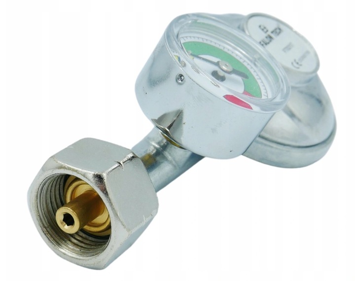 WĄŻ DO GAZU 2M REDUKTOR GAZOWY DO BUTLI Z MANOMETREM 11KG OPASKI USZCZELKI