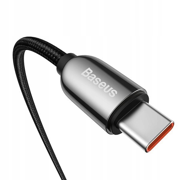 BASEUS MOCNY KABEL USB-C SZYBKIE ŁADOWANIE PRZEWÓD TYP-C PD 100W QC 5A 1M