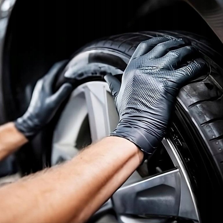 Rękawice Nitrylowe Mercator GOGRIP BLACK Czarne a50 XL