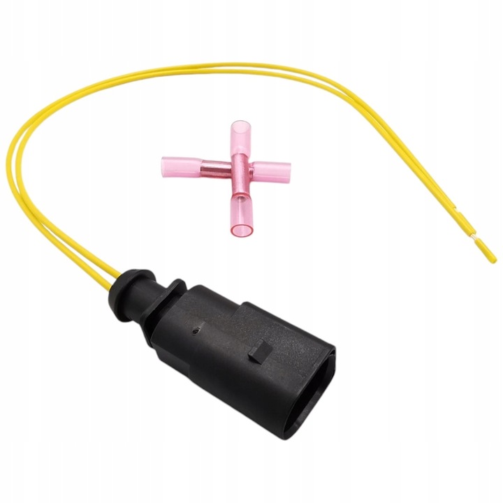 VW, AUDI, SKODA, SEAT WIĄZKA WTYCZKA CZUJNIKA ZUŻYCIA KLOCKÓW HAMULCOWYCH