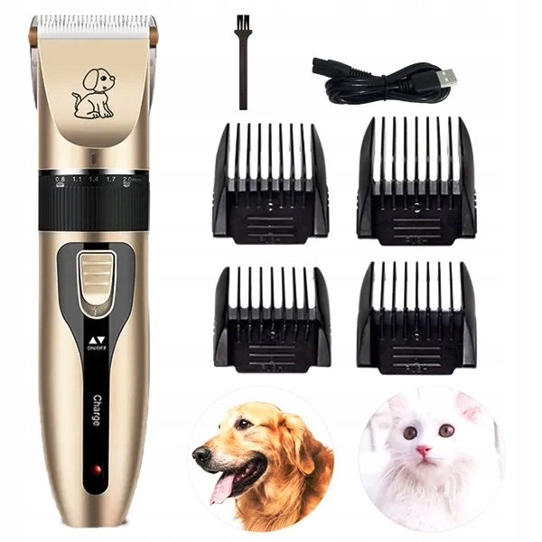 MASZYNKA DO STRZYŻENIA PSÓW BEZPRZEWODOWA CICHA