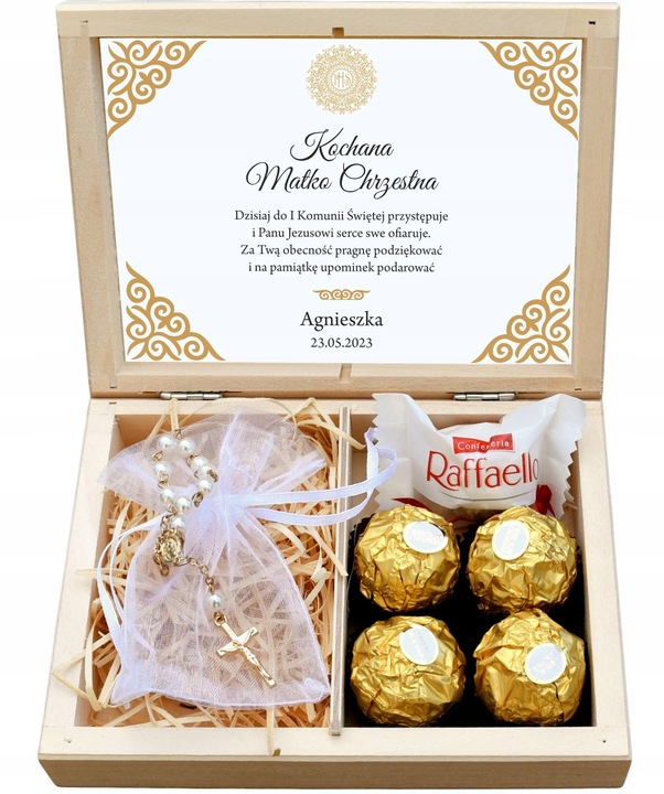 Podziękowanie dla Chrzestnych Dziadków Komunia Św