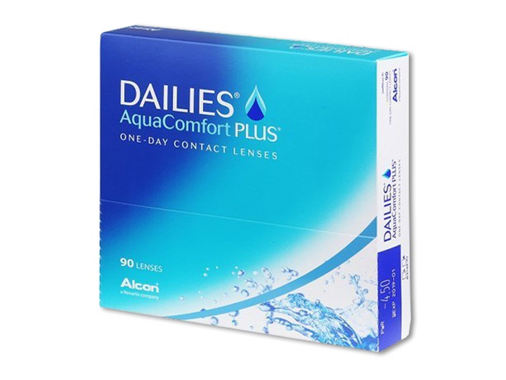 Dailies AquaComfort Plus, 90 szt. -1.75