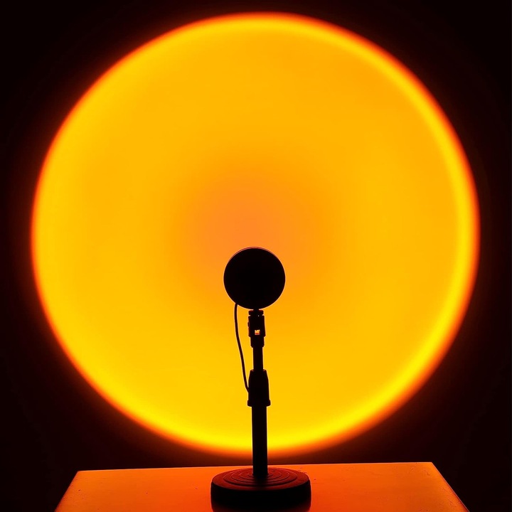 LAMPA NASTROJOWA PROJEKTOR IMITACJA ZACHODU SŁOŃCA