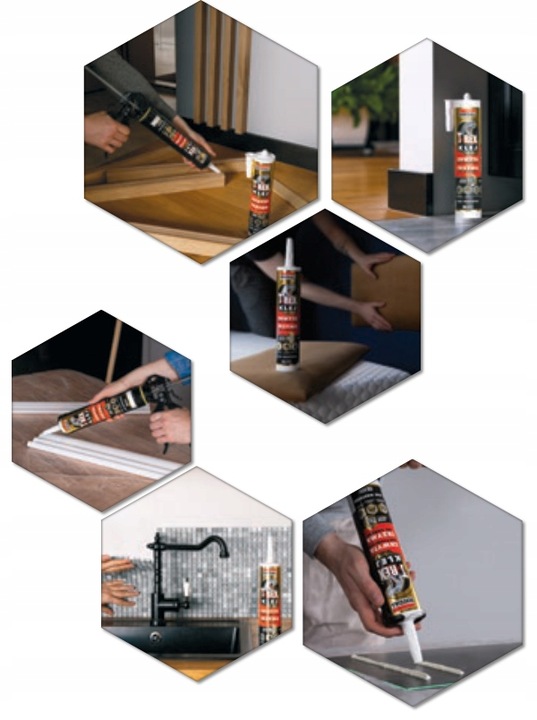 Soudal T-Rex Gold Klej Montażowy Supermocny 290 ml