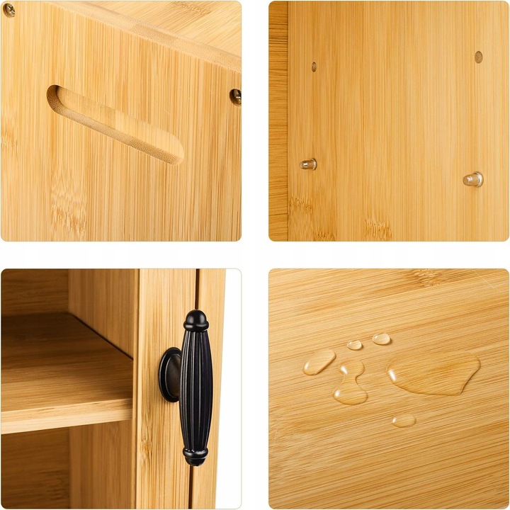 CHLEBAK DREWNIANY POJEMNIK NA CHLEB PIECZYWO DUŻY 37x29x20 CM