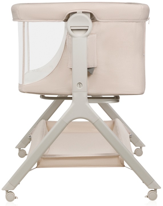 LIONELO LEONIE PLUS łóżeczko dostawne dostawka 3w1 BEŻOWE