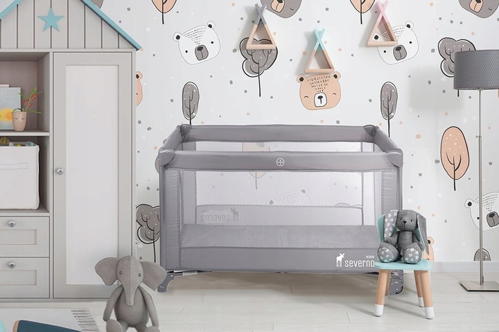 ŁÓŻECZKO TURYSTYCZNE SKŁADANE KOJEC DLA DZIECKA PREMIUM + MATERAC I TORBA