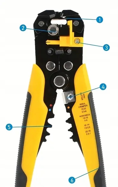 AUTOMATYCZNY ŚCIĄGACZ IZOLACJI KABLI SZCZYPCE DO ŚCIĄGANIA PRZEWODÓW