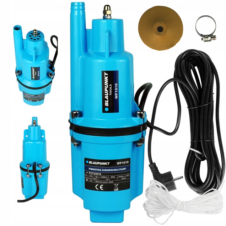 Pompa do wody brudnej głębinowa ruska nurek 600W Lina Blaupunkt WP1010