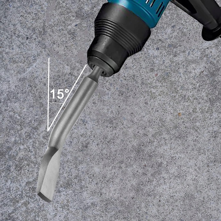 DŁUTO SDS PLUS SZEROKIE ODGIĘTE PODGIĘTE DO BETONU PŁYTEK SDS+