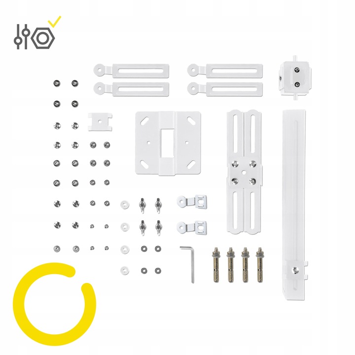 UCHWYT OBROTOWY do projektora Sufitowy Ścienny dł do 65 cm UNIWERSALNY
