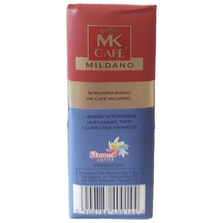 Kawa bezkofeinowa mielona MK Cafe Mildano 250 g x10