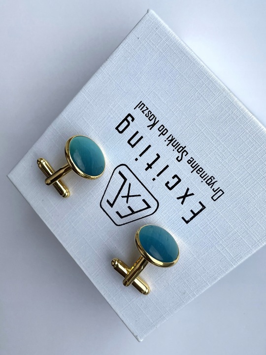 Spinki do mankietów EXC Bolid Wyścigówka Formuła 1 Gokart Srebrna Strzała