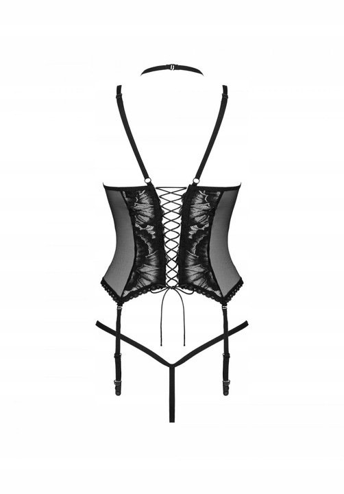 Bielizna-Alessya gorset czarny M/L