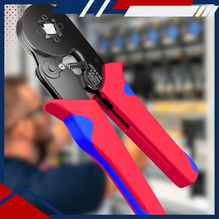 ZACISKARKA PRASKA 1800 TULEJEK KONEKTORÓW KOŃCÓWEK KABLI PRZEWODÓW