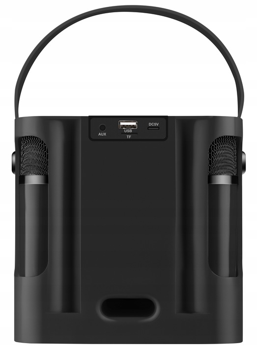 GŁOŚNIK BLUETOOTH Z MIKROFONEM KARAOKE MODE BT 5.4 USB LED MIKROFON 2X