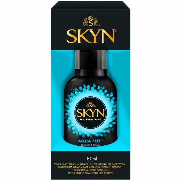 Żel intymny SKYN AQUA FEEL Aloes + Wit. E 80ml na bazie wody nawilżający