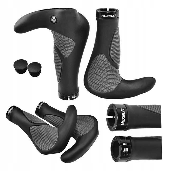 Chwyty rączki kierownicy rogi rowerowe do roweru na kierownice z rogami