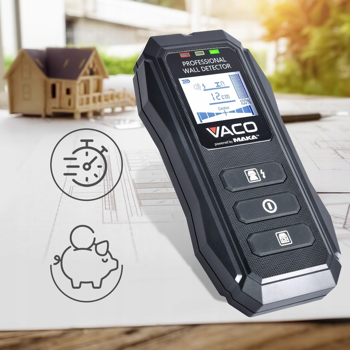 WYKRYWACZ PRZEWODÓW Detektor napięcia METALI Drewna PROFILI Rur KABLI