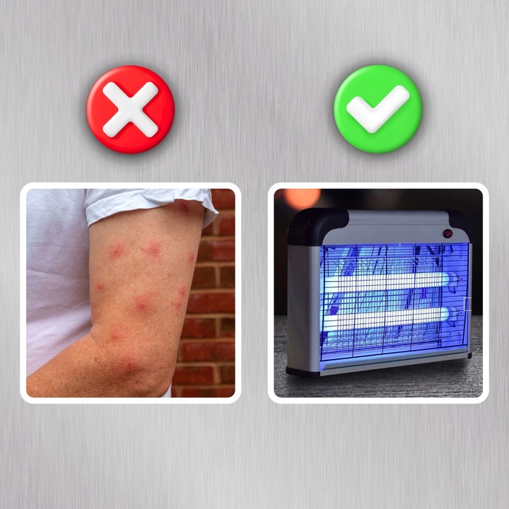 LAMPA OWADOBÓJCZA UV na komary muchy owady itp. DUŻA MOCNA BARDZO