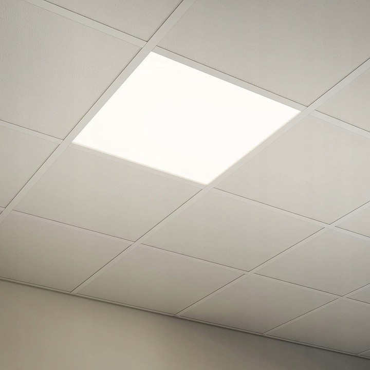 Panel Sufitowy Podtynkowy LED Plafon Kaseton Montaż Armstrong 60x60