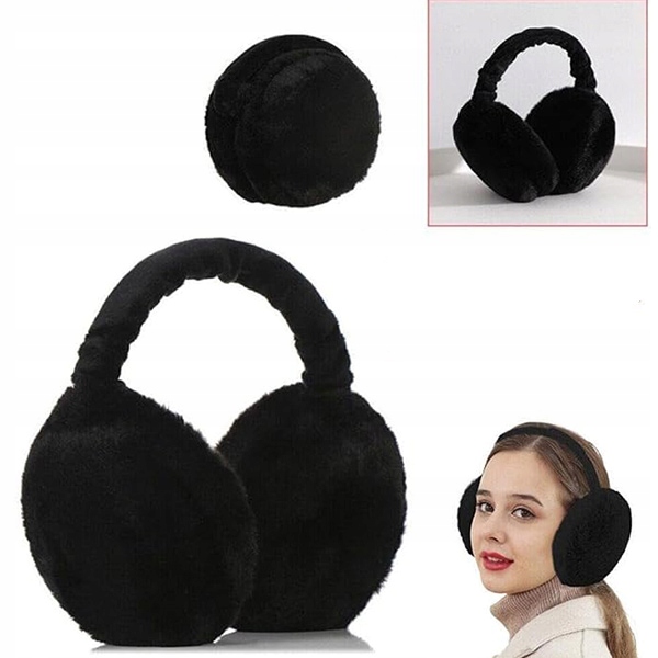 NAUSZNIKI ZIMOWE JESIENNE NA USZY CIEPŁE FUTERKO PLUSZOWE REGULOWANE