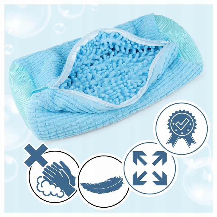 Worek do prania butów z mikrofibry - pokrowiec ochronny na buty do pralki