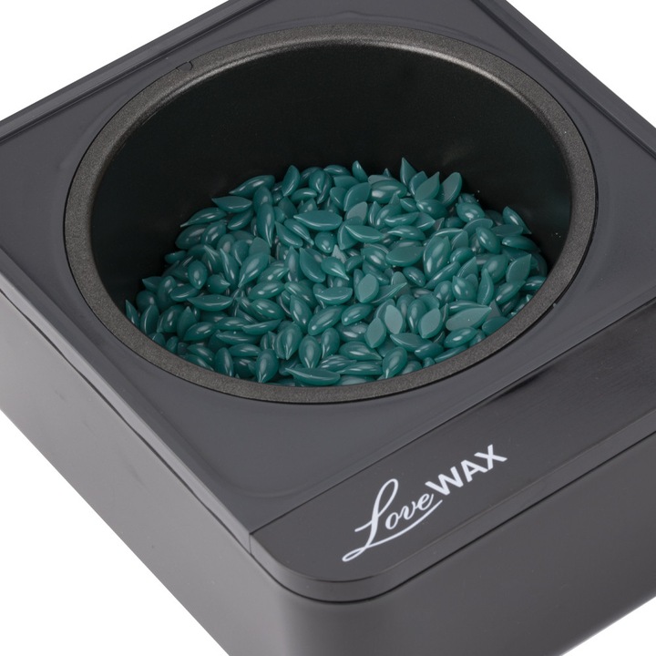 LoveWax Podgrzewacz Wosk Twardy BWW1 Puszka Teflon 100W - Czarny 500 ml