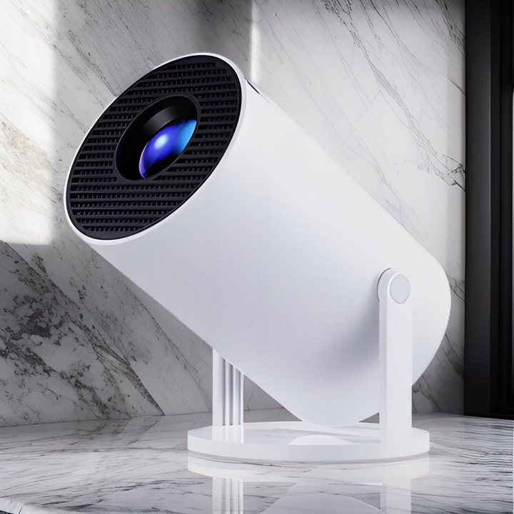 Projektor LED HY300PRO MAGCUBIC rzutnik android Wifi 4K prezent biały
