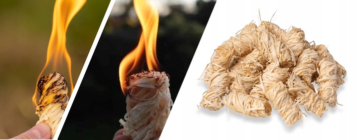 Podpałka do kominka rozpałka grilla pieca ekologiczna naturalna